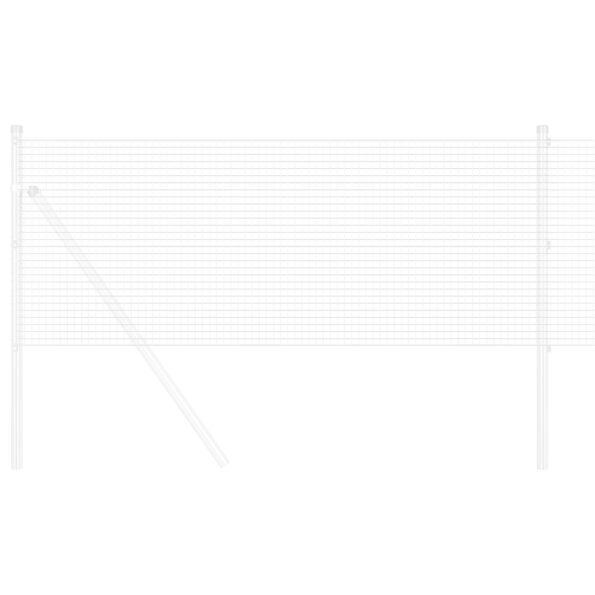 vidaXL Zváraná drôtená mreža 1.4x50 m Pozinkovaná oceľ – Obrázok 3