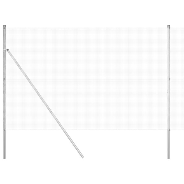 42004978_3.jpg vidaXL Zváraný drôtený plot 1.6x50 m Pozinkovaná oceľ – Obrázok 3