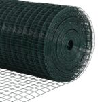 vidaXL Zváraný drôtený plot Zelený 0,4x10 m Železo – Obrázok 7