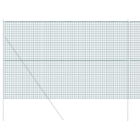 42005049_3.jpg vidaXL Zvarový drôtený plot Zelený 1.6 x 10 m Oceľ – Obrázok 3