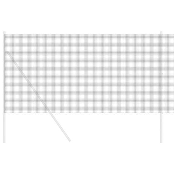 vidaXL zváraný drôtový plot sivý 1,2x50 m oceľ – Obrázok 3