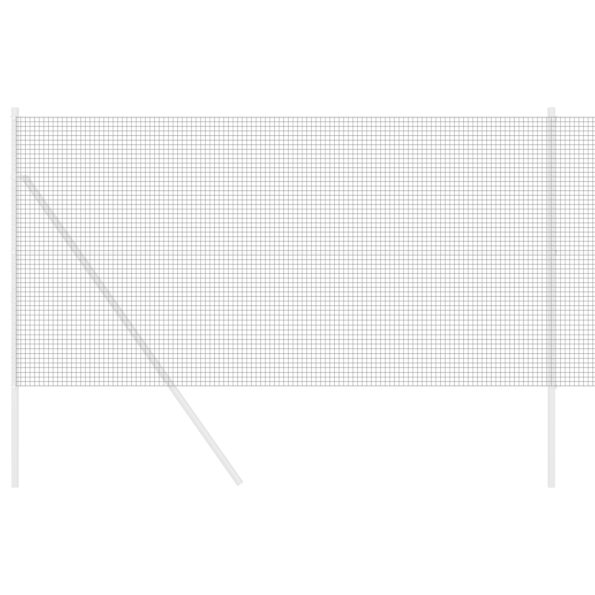 vidaXL Zváraný drôtený plot Sivý 1.4x50 m Oceľ – Obrázok 3