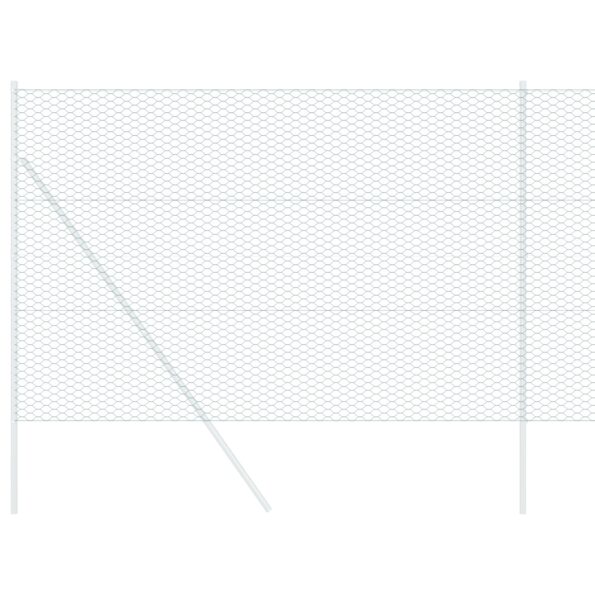 vidaXL Hexagonálne oplotenie Zelené 1.5x10 m Oceľ – Obrázok 3