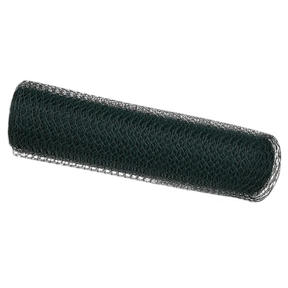 vidaXL Hexagonálny plot Zelená 0,4 x 25 m PVC – Obrázok 2