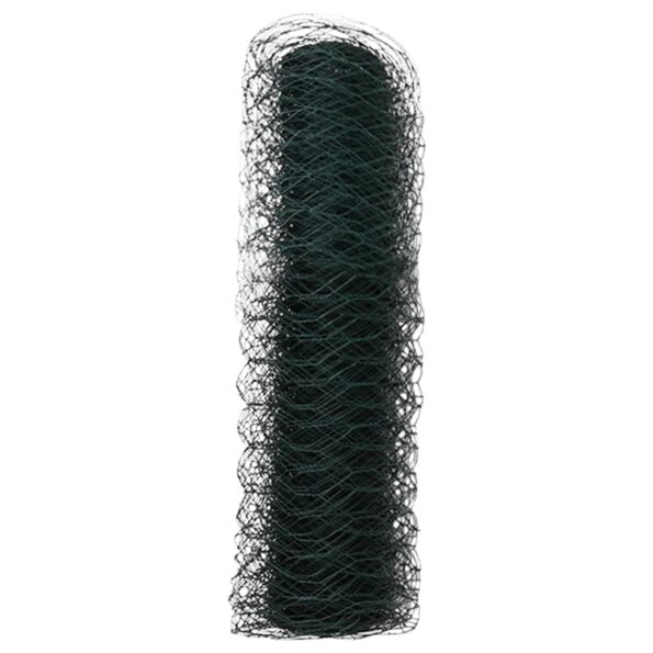vidaXL Hexagonálny plot Zelená 0,5 x 50 m PVC – Obrázok 5
