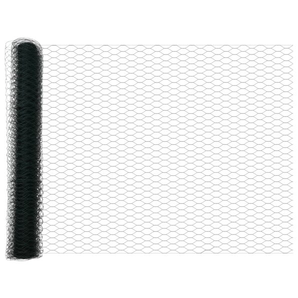 vidaXL Hexagonálny plot Zelená 1 x 50 m PVC – Obrázok 4