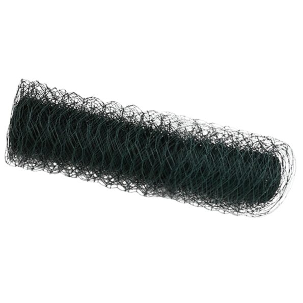42005444_2.jpg vidaXL Hexagónové oplotenie Zelené PVC pokrytá oceľ 10000 x 0.09 x 40 cm – Obrázok 2