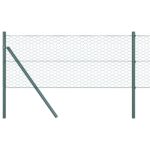 vidaXL Hexagónové oplotenie Zelené PVC pokrytá oceľ 10000 x 0.09 x 40 cm – Obrázok 3