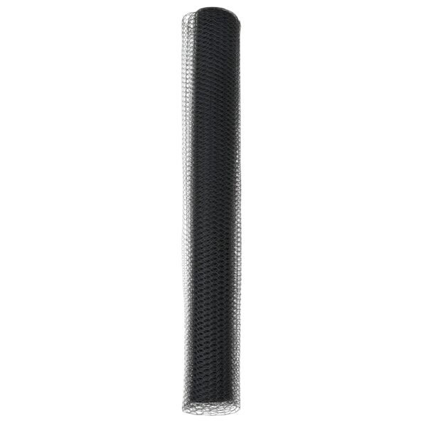 vidaXL Hexagonálny plot Sivá 1,4 x 10 m PVC – Obrázok 5