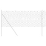 vidaXL Hexagonálny plot sivý 0.8x25 m Oceľ – Obrázok 3