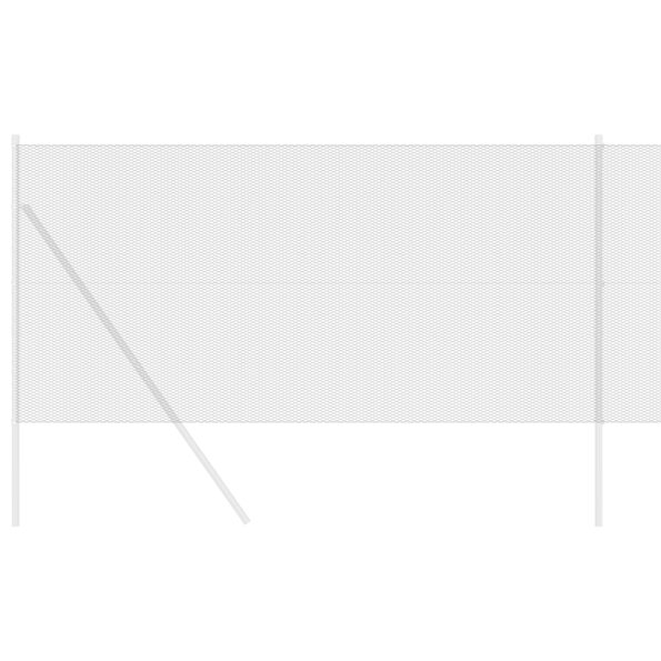 vidaXL Hexagonálne oplotenie Sivé 1.4x25 m Oceľ – Obrázok 3