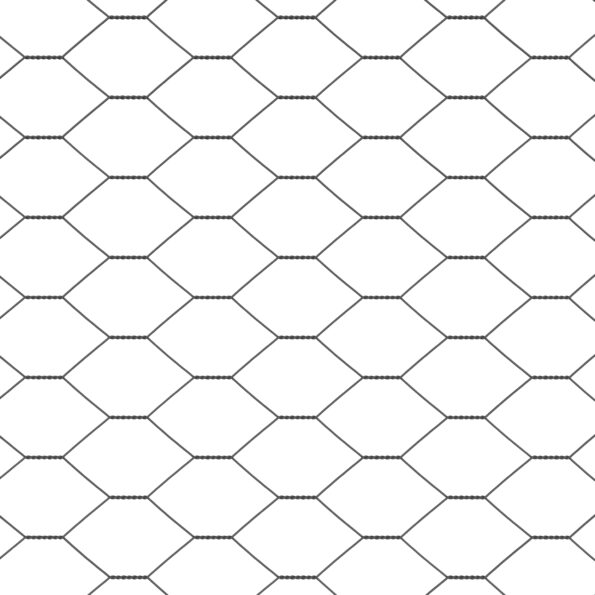 vidaXL Hexagónový Plot Sivý 0.5x50 m Oceľ – Obrázok 6
