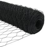 vidaXL Hexagónové oplotenie Sivé 1x100 m Oceľ – Obrázok 7