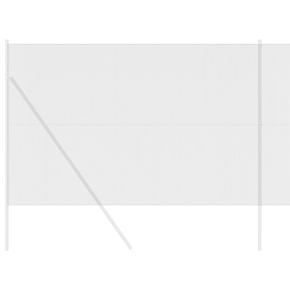 vidaXL Hexagonový plot Sivý 1.5x100 m Oceľ – Obrázok 3