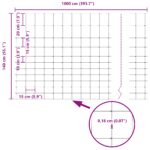 vidaXL Divoký plot Horúce zinkovanie 1000 x 140 x 0,18 cm Železo – Obrázok 8