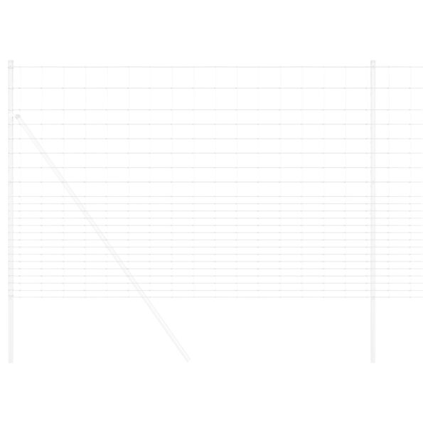 vidaXL poľný plot 1.6x10 m pozinkovaná oceľ – Obrázok 3