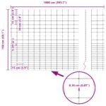 vidaXL poľný plot 1.6x10 m pozinkovaná oceľ – Obrázok 8