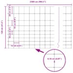 vidaXL Poľný plot 1.2x25 m Pozinkovaná oceľ – Obrázok 8