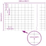 vidaXL Poľná oplocenka 1.2x25 m Pozinkovaná oceľ – Obrázok 8