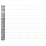 vidaXL Poľný plot 1.2x25 m Galvanizovaná oceľ – Obrázok 4