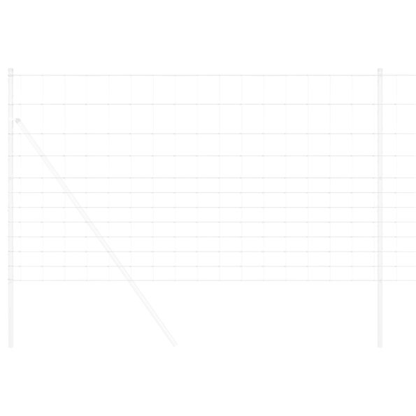 vidaXL Poľná ohrada 1.4x25 m Galvanizovaná oceľ – Obrázok 3