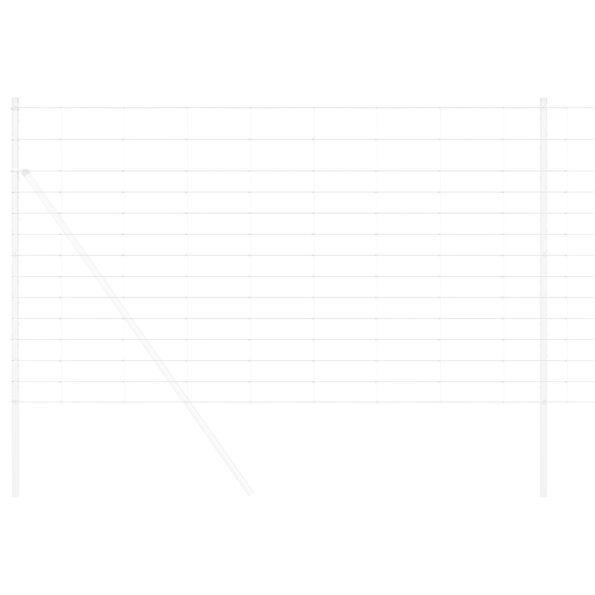 vidaXL Poľný plot 1.4x25 m Zinkovaná oceľ – Obrázok 3