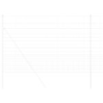 vidaXL Oplotenie poľa 1.6x25 m Pozinkovaná oceľ – Obrázok 3