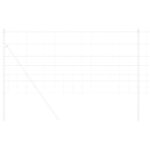 vidaXL Polný plot 1x50 m Pozinkovaná oceľ – Obrázok 3