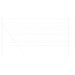 vidaXL Oplotenie polí 1x50 m pozinkovaná oceľ – Obrázok 3