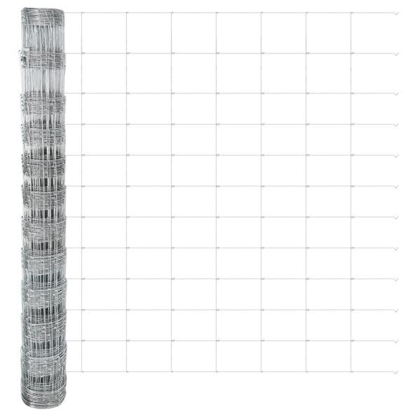 vidaXL Poľné oplotenie 1.2x50 m Pozinkovaná oceľ – Obrázok 4