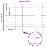 vidaXL Polný plot 1.2x50 m Pozinkovaná oceľ – Obrázok 8