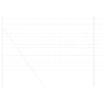 vidaXL Polný plot 1.4x50 m Zinkovaná oceľ – Obrázok 3