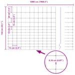 vidaXL Poľná ohrada 1,5x50 m Pozinkovaná oceľ – Obrázok 8