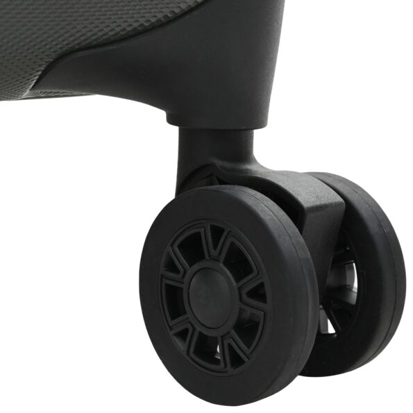 vidaXL Sklápacia cestovná taška s tvrdou schránkou 20'' tmavošedá 34x23x55.5 cm ABS – Obrázok 6