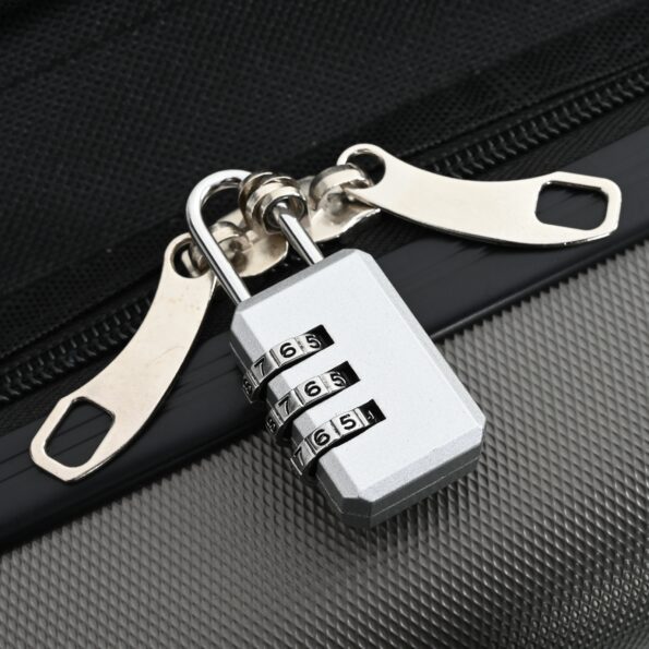 vidaXL Sklápacia cestovná taška s tvrdou schránkou 20'' tmavošedá 34x23x55.5 cm ABS – Obrázok 7