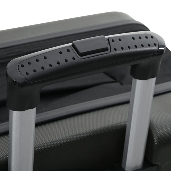 vidaXL Sklápacia cestovná taška s tvrdou schránkou 20'' tmavošedá 34x23x55.5 cm ABS – Obrázok 9