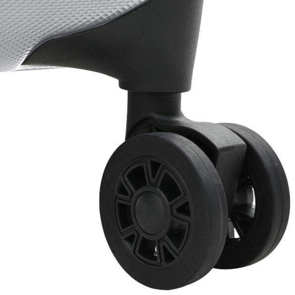 vidaXL skladací kufor tvrdá škrupina 28'' strieborný 50x30x76 cm ABS – Obrázok 6