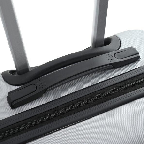 vidaXL Súprava kufrov 3 ks tvrdý strieborný 20'' 24'' 28'' ABS – Obrázok 9