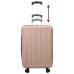 vidaXL Skladací kufor tvrdá škrupina 24'' Ružové zlato 43x27x66 cm ABS – Obrázok 11