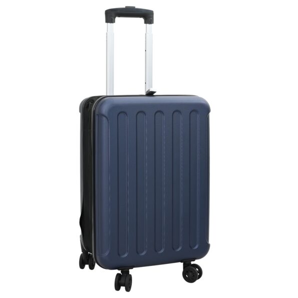 42006242_1.jpg vidaXL Skladací kufor Hard Shell 20'' Tmavomodrý 34x23x55.5 cm ABS – Obrázok 1