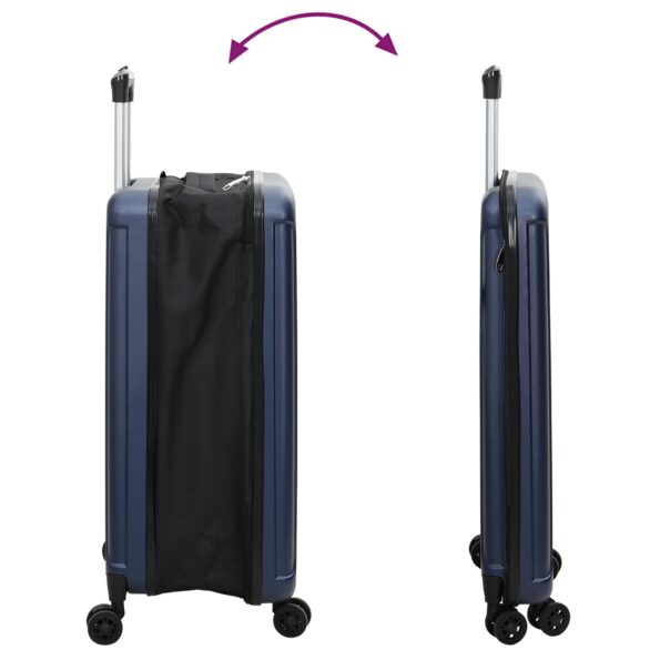 42006242_11.jpg vidaXL Skladací kufor Hard Shell 20'' Tmavomodrý 34x23x55.5 cm ABS – Obrázok 11