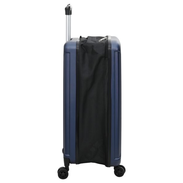42006242_4.jpg vidaXL Skladací kufor Hard Shell 20'' Tmavomodrý 34x23x55.5 cm ABS – Obrázok 4