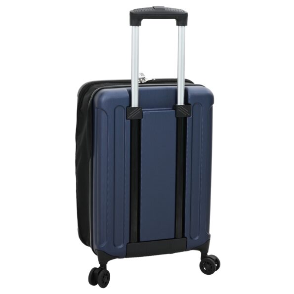 42006242_5.jpg vidaXL Skladací kufor Hard Shell 20'' Tmavomodrý 34x23x55.5 cm ABS – Obrázok 5