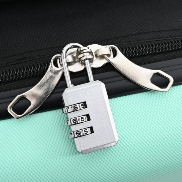 vidaXL tvrdý kufor 20'mätovo zelený 34x23x55,5 cm ABS – Obrázok 7