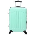 vidaXL Súprava kufrov 3 ks Tvrdý kufor Mätovo zelená 20” 24” 28” ABS – Obrázok 3
