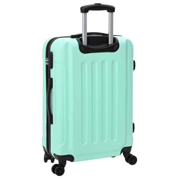 42006253_6.jpg vidaXL Súprava kufrov 3 ks Tvrdý kufor Mätovo zelená 20” 24” 28” ABS – Obrázok 6