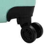 vidaXL Súprava kufrov 3 ks Tvrdý kufor Mätovo zelená 20” 24” 28” ABS – Obrázok 7