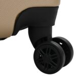vidaXL Súprava kufrov 3 ks tvrdý kufor šampanské 20'' 24'' 28'' ABS – Obrázok 7