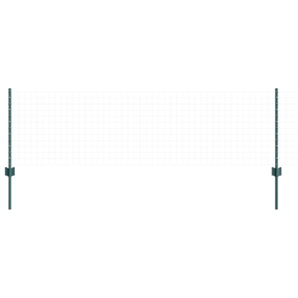 42006261_3.jpg vidaXL plotové stĺpiky 11 ks U-tvarové Zelené 60 cm Oceľ – Obrázok 3