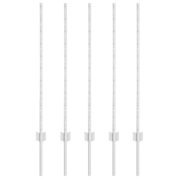 vidaXL Plotové stĺpy 10 ks U-kanál 100 cm pozinkovaná oceľ – Obrázok 2